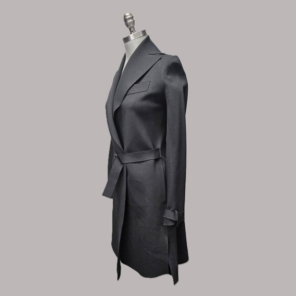 Marie Saint Pierre Mid-Length Jacket with Integrated Belt - Picture 3 of 4